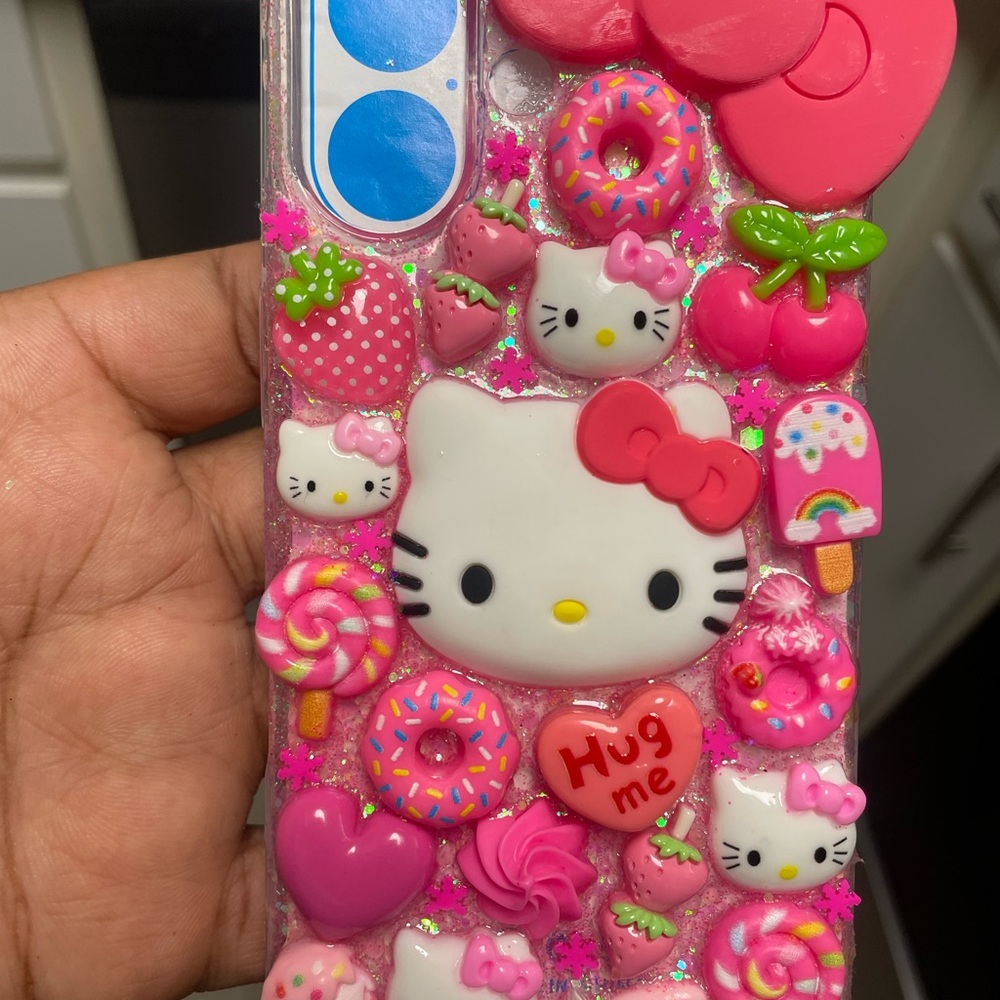 Sanrio Hello Kitty Pink and White 3D Candy Phone Case